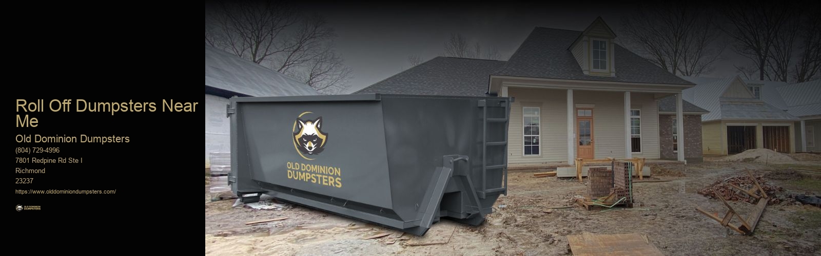 Roll Off Dumpsters Near Me