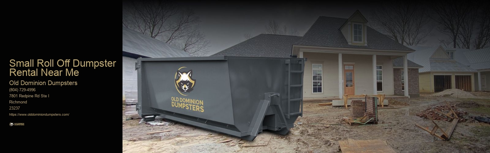 Small Roll Off Dumpster Rental Near Me