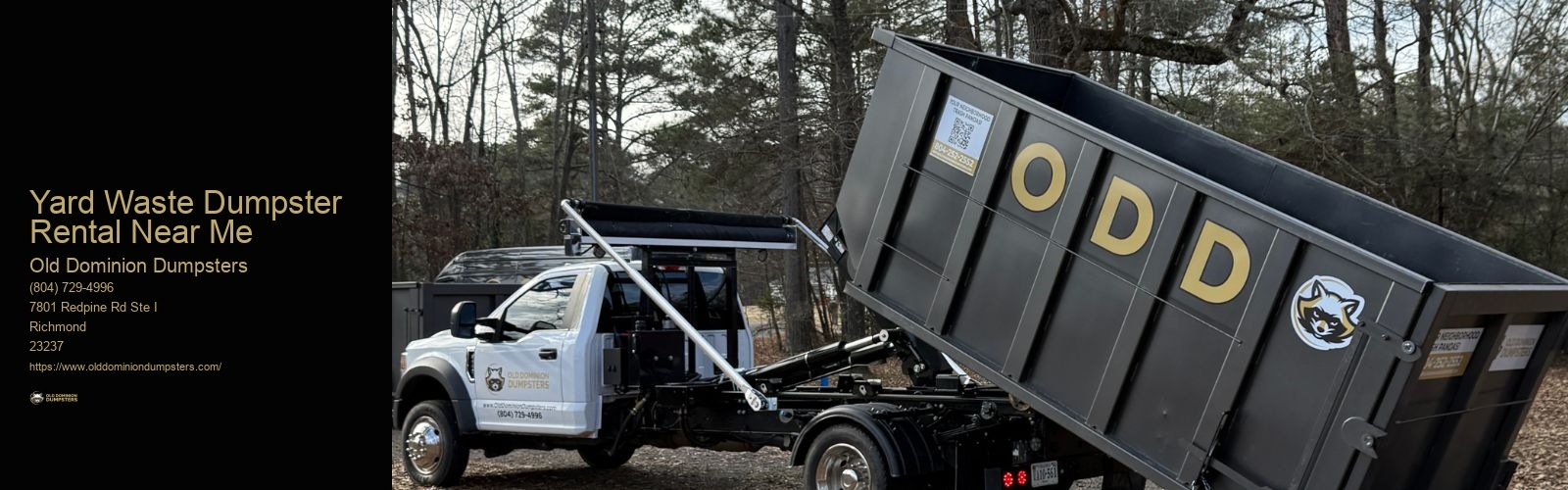 Yard Waste Dumpster Rental Near Me